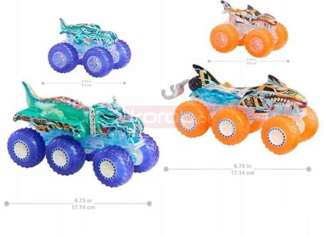 HOT WHEELS MONSTER TRUCK POWER MASHERS MULTIPACK zestaw pojazdów HYJ29