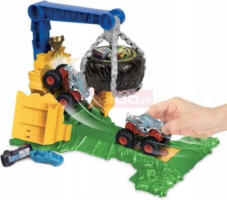 HOT WHEELS MONSTER TRUCK ZESTAW Arena Smahers Masywny ładunek HTP18