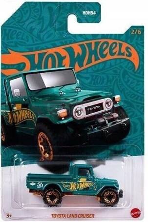 HOT WHEELS PEARL & CHROME 2/6 HVX01 TOYOTA LAND CRUISER