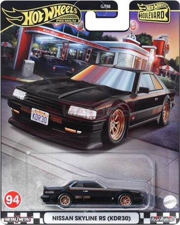 HOT WHEELS PREMIUM BOULEVARD 94 Model HRT66 Nissan Skyline RS (KDR30)