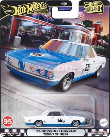 HOT WHEELS PREMIUM BOULEVARD 95 HRT69 '66 Chevrolet Corvair Yenko Stinger