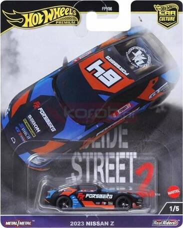 HOT WHEELS PREMIUM CAR CULTURE SLIDE STREET 1/5 2023 Nissan Z HKC86