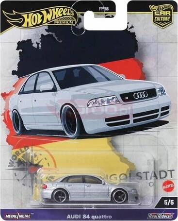 HOT WHEELS PREMIUM CAR CULTURE WORLD TOUR 5/5 AUDI S4 QUATTRO HRV81