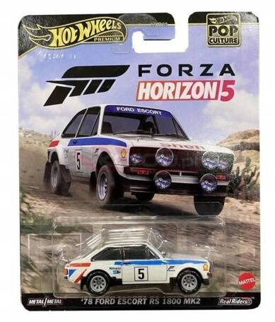 HOT WHEELS PREMIUM FORZA HORIZON 5 '78 FORD ESCORT RS 1800 MK2 HKC23