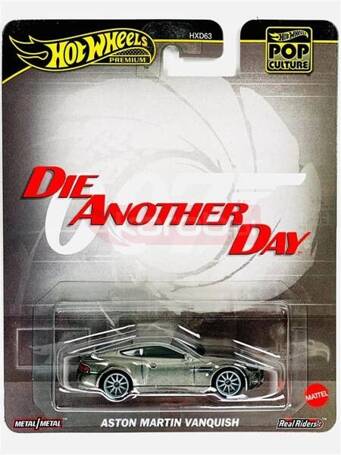 HOT WHEELS PREMIUM POP CULTURE 007 Die Another Day Aston Martin Vanquish JBL55