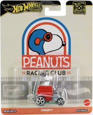 HOT WHEELS PREMIUM POP CULTURE PEANUTS Racing Club Snoopy HVJ42