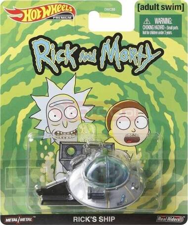 HOT WHEELS PREMIUM RICK AND MORTY Rick's ship GJR47