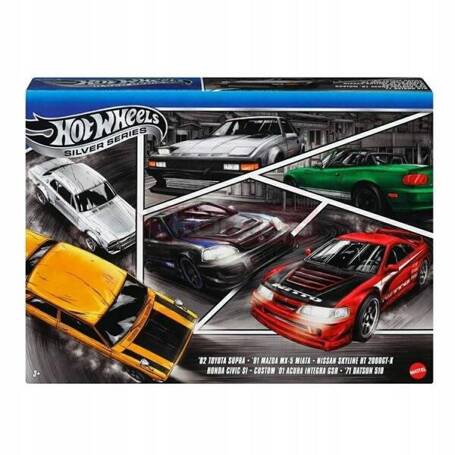 HOT WHEELS SILVER SERIES Street of Japan Multipack zestaw 6 aut JBY77