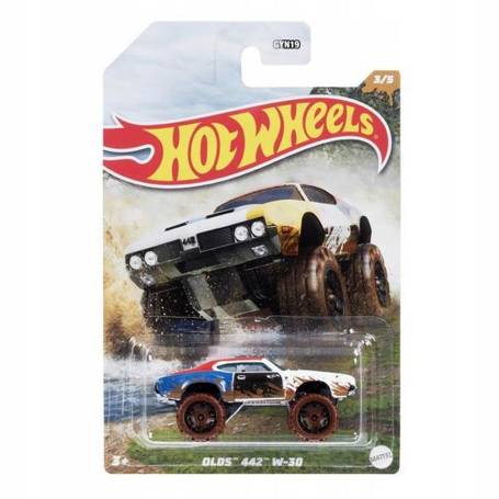 HOT WHEELS Samochodzik Mud Runn Olds 442 W-30 HDH09