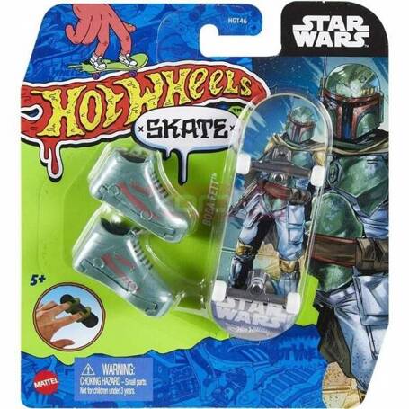 HOT WHEELS Skate Fingerskate STAR WARS DESKOROLKA Boba Fett +buty HNG34