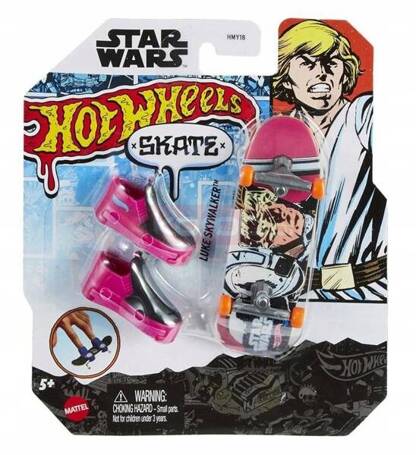 HOT WHEELS Skate Fingerskate STAR WARS DESKOROLKA Luke Skylwaker +buty HNL81