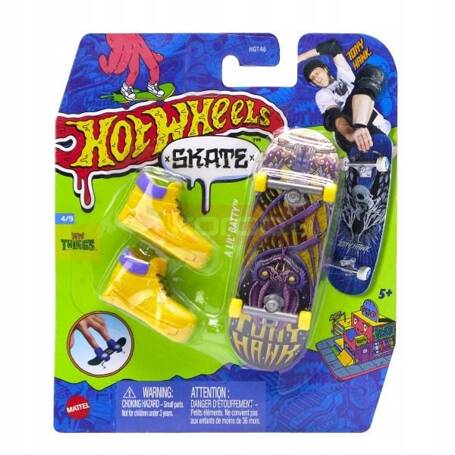 HOT WHEELS Skate Fingerskate Tony Hawk DESKOROLKA A Lil' Batty +buty HVJ77