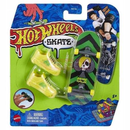 HOT WHEELS Skate Fingerskate Tony Hawk DESKOROLKA Lined Luminescence + buty HNG33