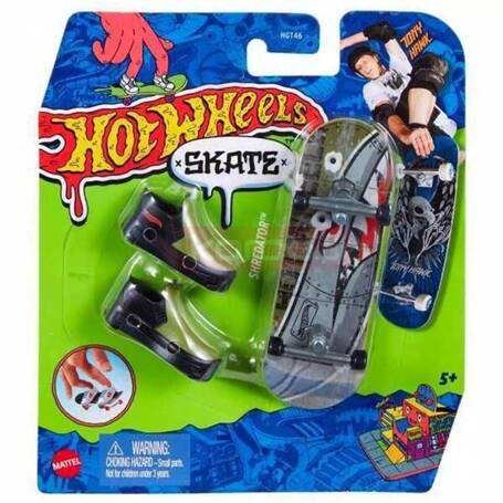 HOT WHEELS Skate Fingerskate Tony Hawk DESKOROLKA Shredator +buty HNG23