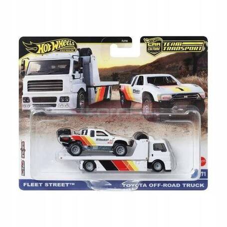 HOT WHEELS Team Transport #71 HRV39 Toyota Off Road Truck & Fleet Street