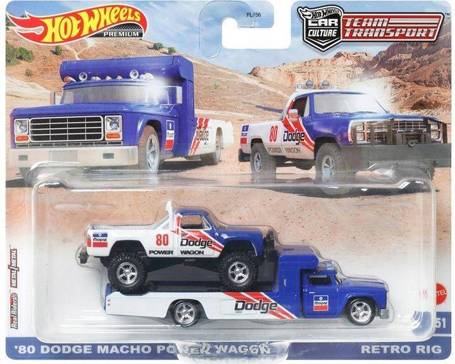 HOT WHEELS Team Transport 80 Dodge Macho Power Wag HKF38