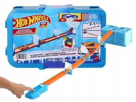 HOT WHEELS ZESTAW LODOWY TOR z autkiem HKX40