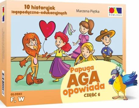 Historyjki obrazkowe. Papuga Aga opowiada cz.6