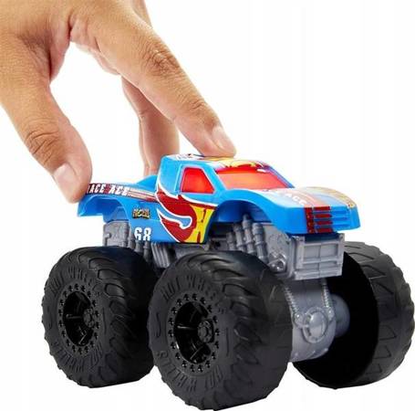 Hot Wheels Monster Truck Race Ace światło i dźwięk HDX63