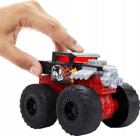 Hot Wheels Monster Trucks Bone Shaker dźwięk światła HDX61