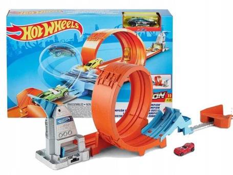 Hot wheels tor samochodowy Rywalizacja Mistrzów Zestaw GTV13