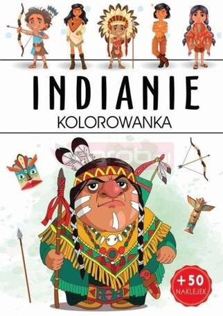 Indianie kolorowanka