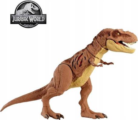 JURASSIC WORLD DAMAGE T-REX TYRRANOSAURUS REX GWN26