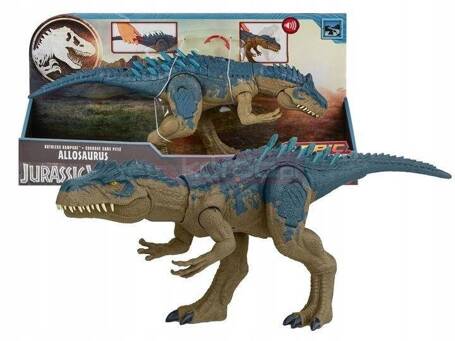 JURASSIC WORLD DINOZAUR ALLOSAURUS figurka z dźwiękiem HRX50