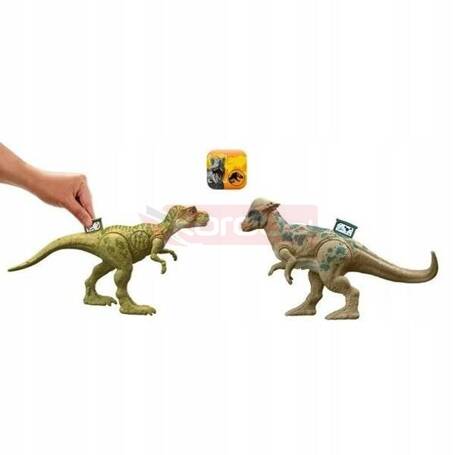 JURASSIC WORLD EPIC ATTACK Tyrannosaurus Rex vs. Pachycephalosaurus HNC13