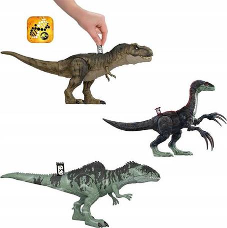 JURASSIC WORLD EPICKA BITWA 3 DINOZAURY + dr Ellie HJK02