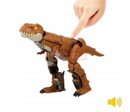 JURASSIC WORLD Fierce Changers Tyrannosaurus Rex TRANSFORMUJE W CIĘŻARÓWKĘ HPD38