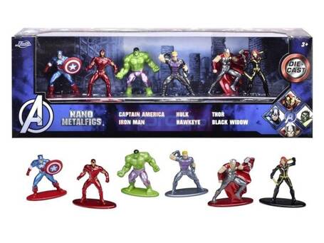 Jada Avengers Metalowe figurki 6 pak 4cm