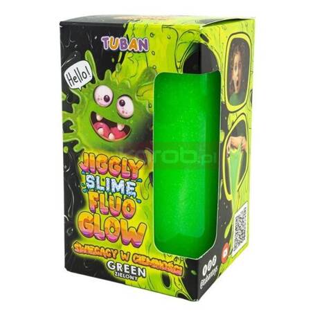 Jiggly Slime Fluo Glow zielony