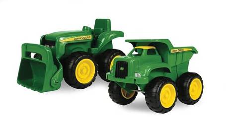 John Deere wywrotka + traktor TOMY