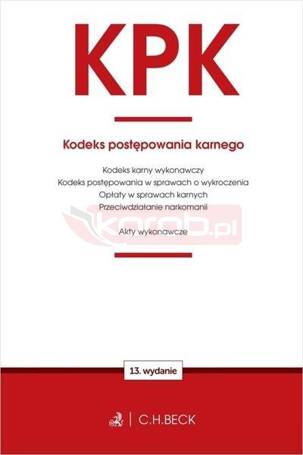 KPK Kodeks postępowania karnego oraz ustawy...w.13