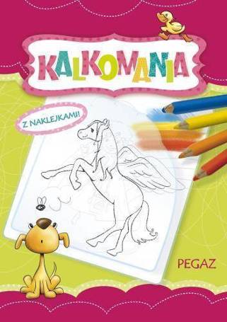 Kalkomania z naklejkami. Pegaz