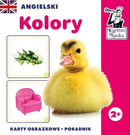 Kapitan Nauka Ang. Kolory. Karty obraz.+ poradnik