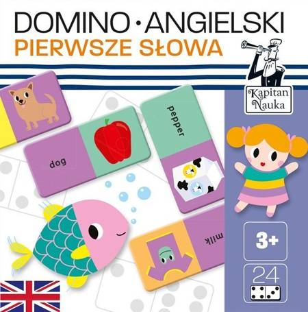 Kapitan Nauka. Domino. Angielski. Pierwsze słowa