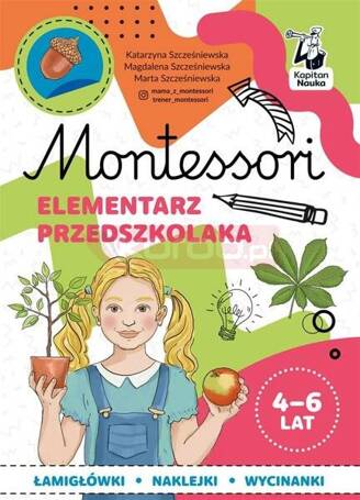 Kapitan Nauka Montessori Elementarz przedszkolaka