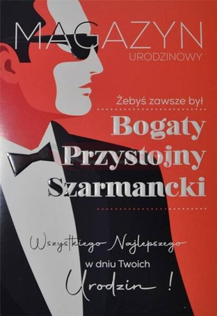 Karnet Urodziny męskie