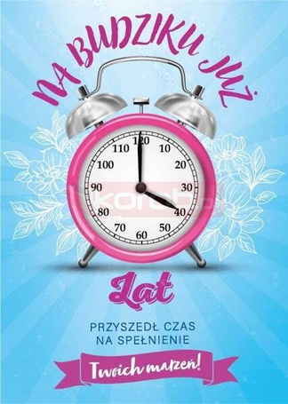 Karnet Urodziny wymienne cyfry