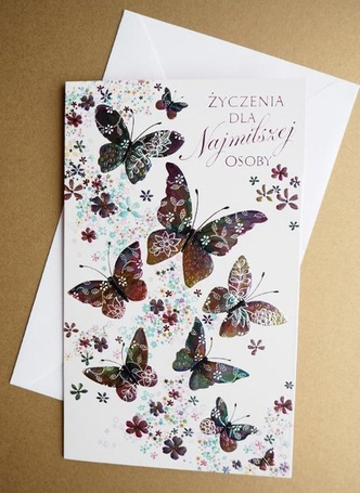 Karnet Życzenia + koperta ARGUS