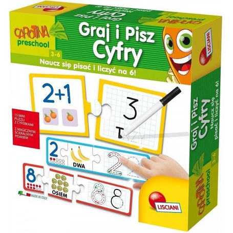 Karotka Graj i pisz cyfry