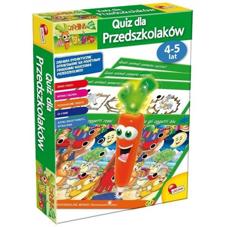 Karotka Quiz dla przedszkolaków 4-5 lat