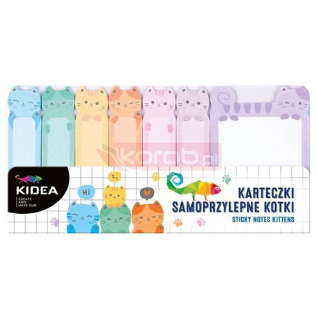 Karteczki samoprzylepne Kotki KIDEA