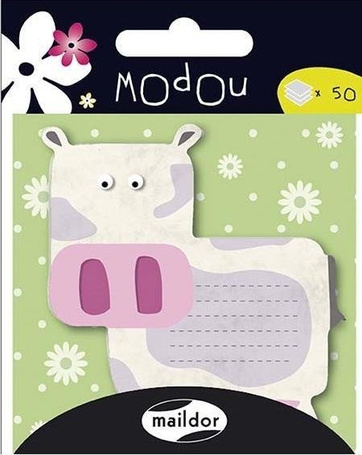 Karteczki samoprzylepne Krowa MAILDOR