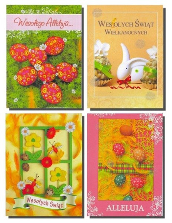 Kartka A5 Świąteczna grająca MIX Wielkanoc AVANTI