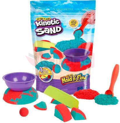 Kinetic Sand - Dwukolorowy piasek kinetyczny z akcesoriami