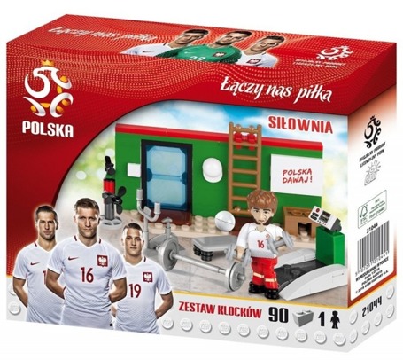 Klocki PZPN 90 elementów Siłownia