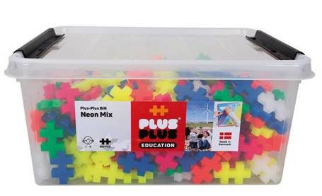 Klocki Plus-Plus Big mix neon 400el